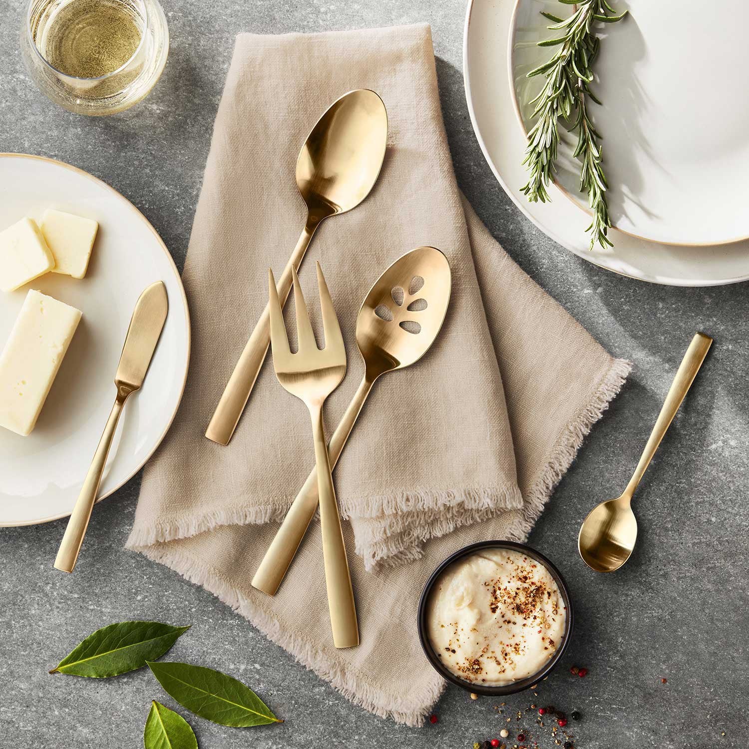 Member's Mark Premium 18/10 Stainless Steel Satin Finish 5 Piece Serving Set - Image 6