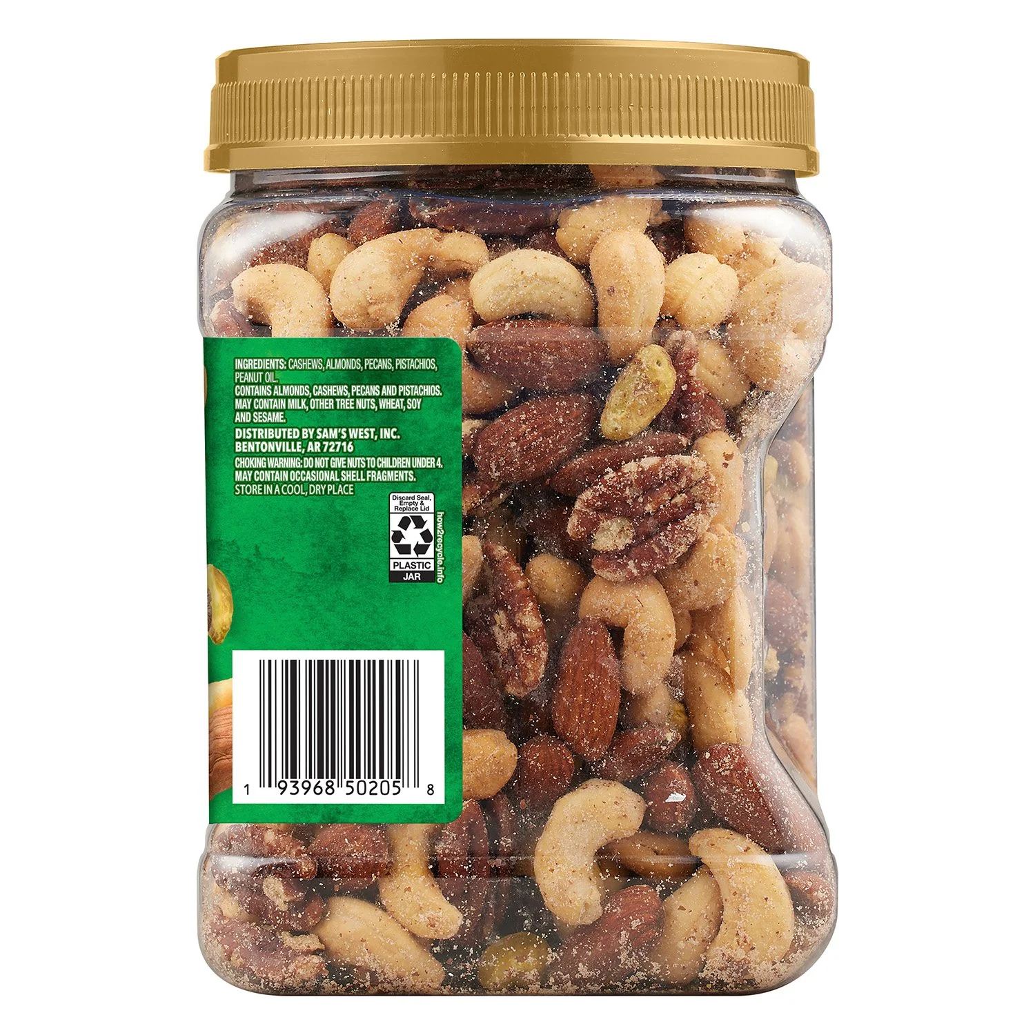 Member's Mark Unsalted Deluxe Mixed Nuts, 34 oz. - Image 5
