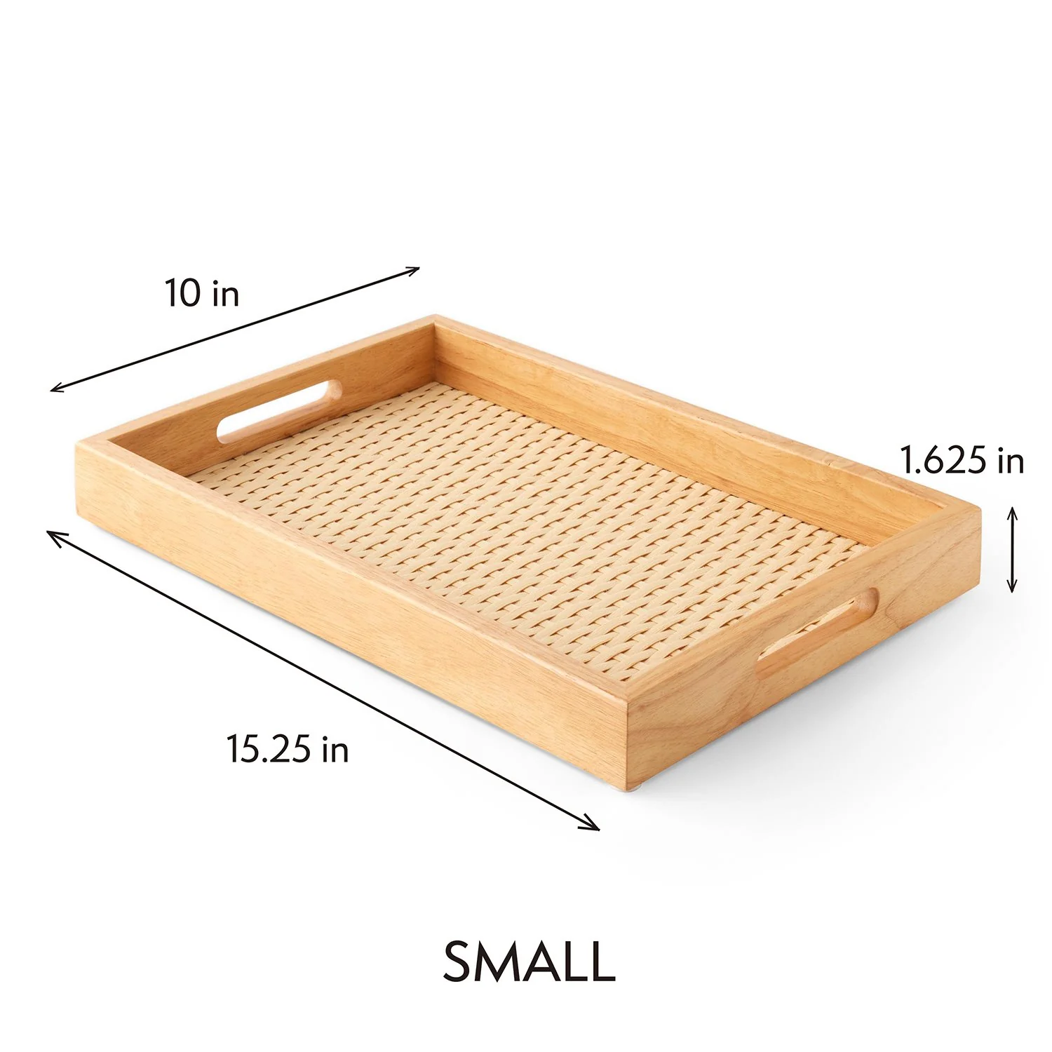Member's Mark Woven Rectangular Serving Trays, Set of 2 - Image 4