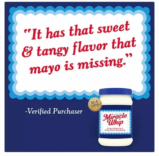 Miracle Whip Original Mayo-Like Dressing (30 oz., 2 pk.) - Image 3