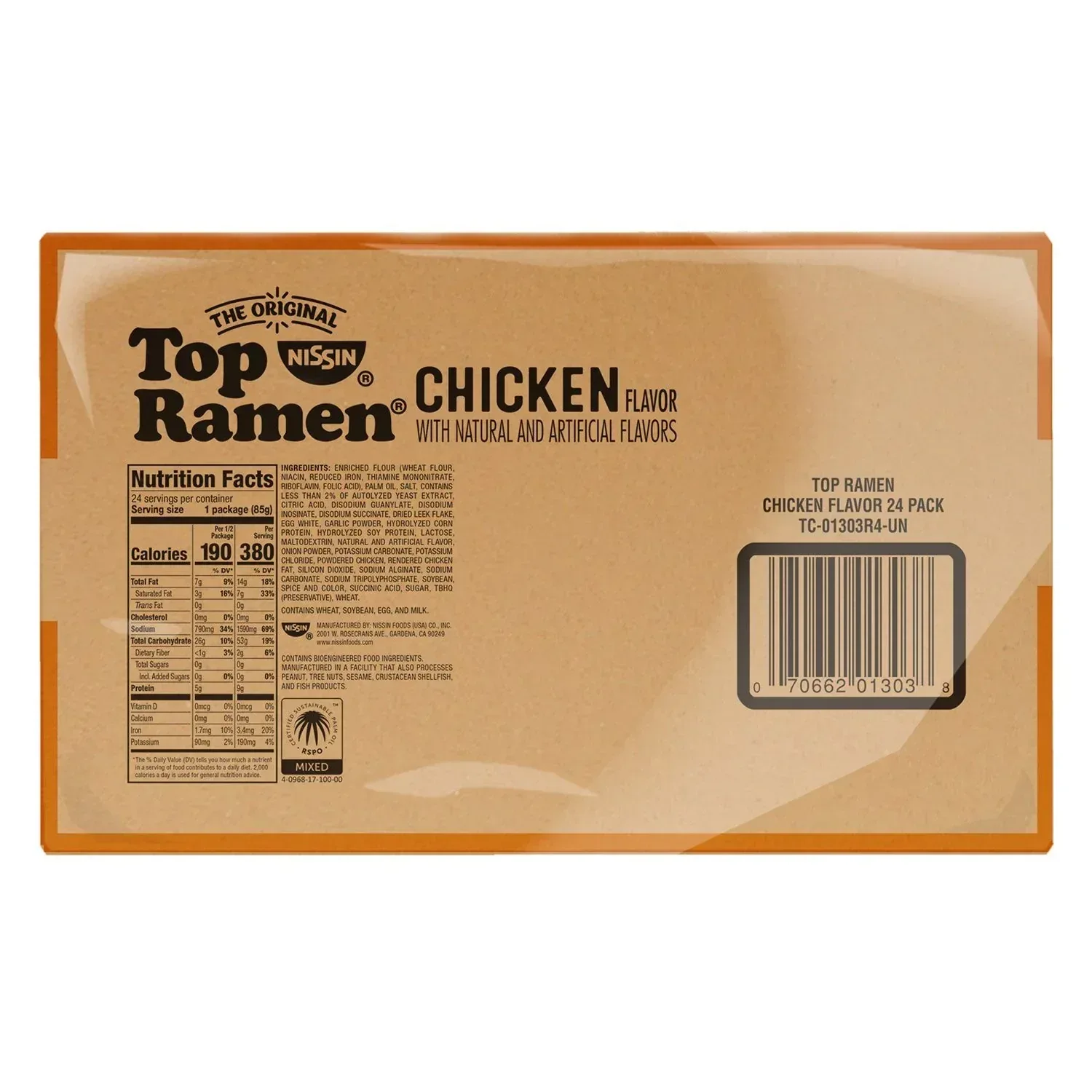 Nissin Top Ramen Chicken Noodle Soup, 3 oz., 24 pk. - Image 3