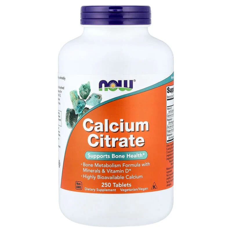 NOW Foods, Calcium Citrate - Image 7