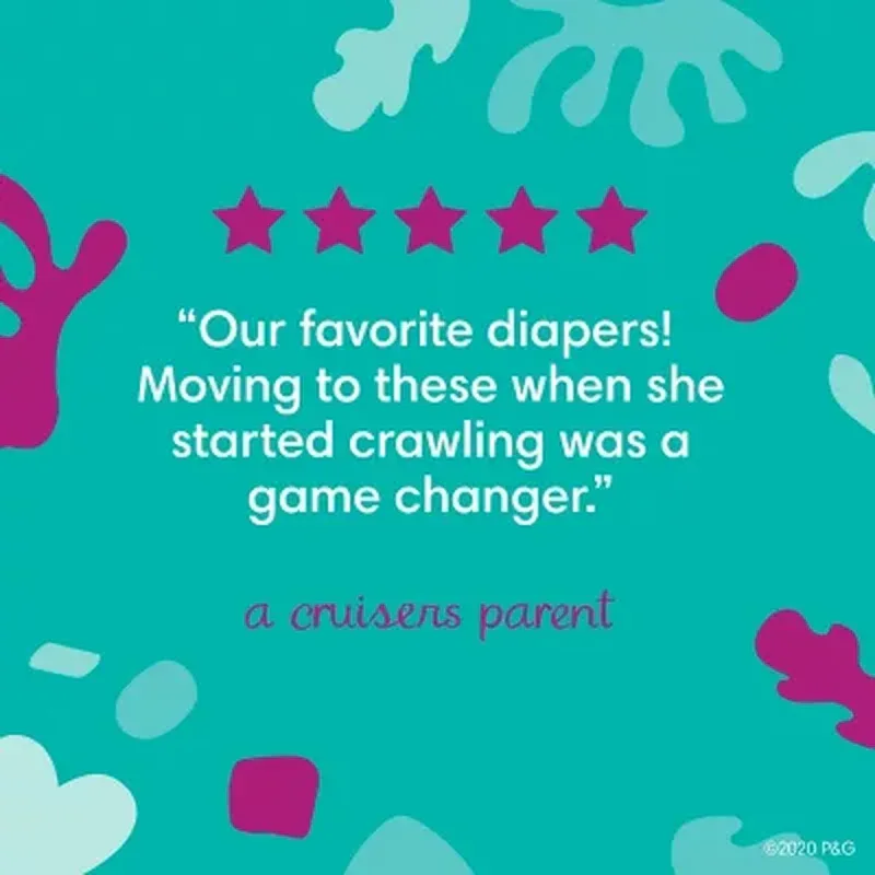 Pampers Cruisers Stay-Put Fit Diapers (Sizes:3-7) - Image 5