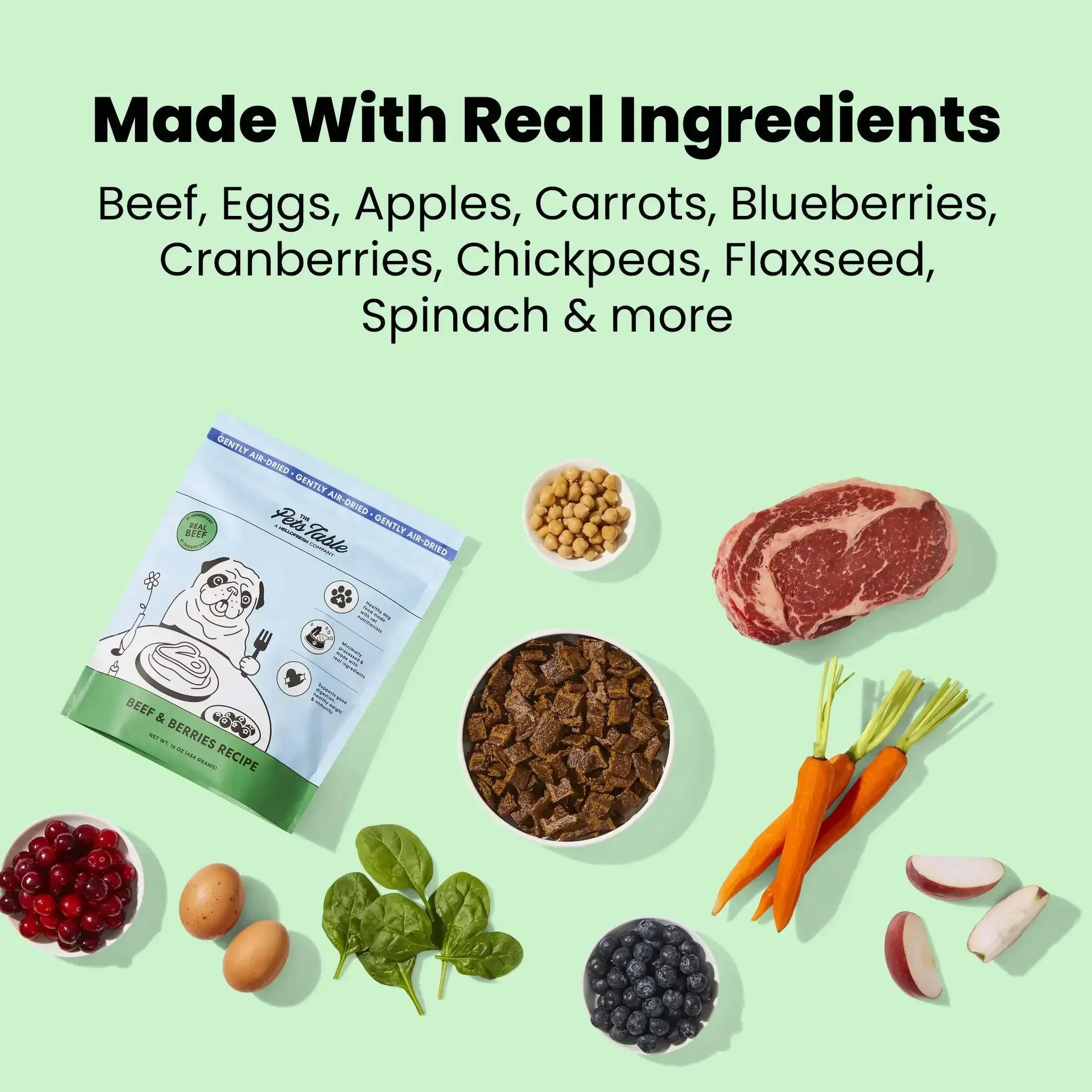 The Pets Table Beef & Berries Air-Dried Dog Food - Image 6