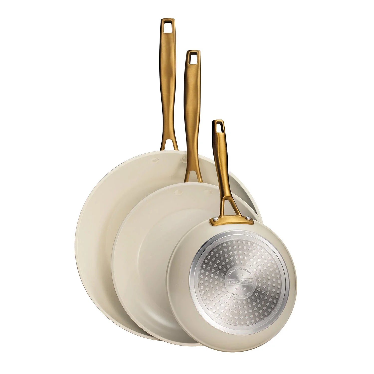 Tramontina Cold Forged 8", 10", and 12" Fry Pans with Ceramic Interior (Choose Color) - Image 3