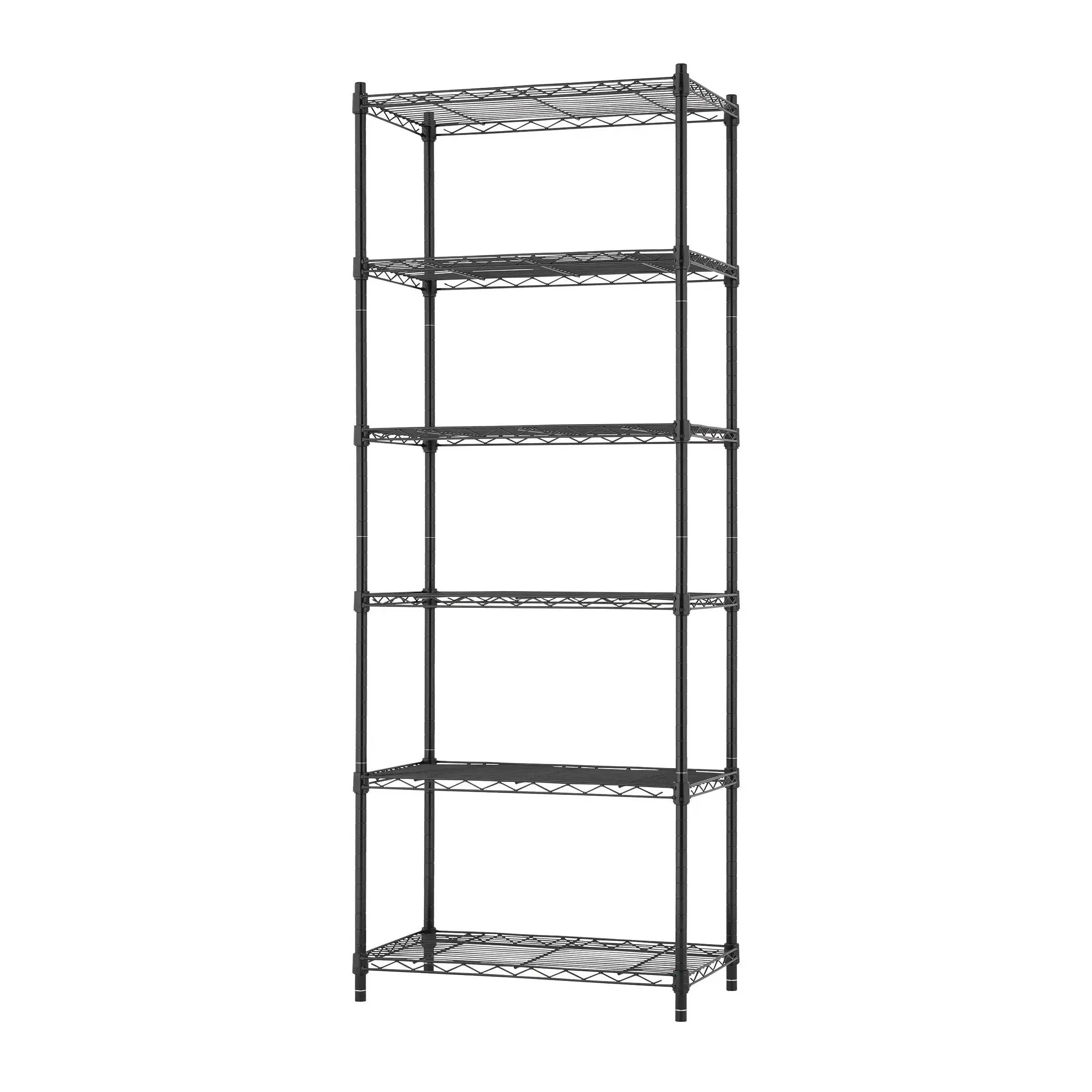 TRINITY 3-tier Modular Wire Shelving Rack 23" x 13" x 30", 2-pack - Image 4