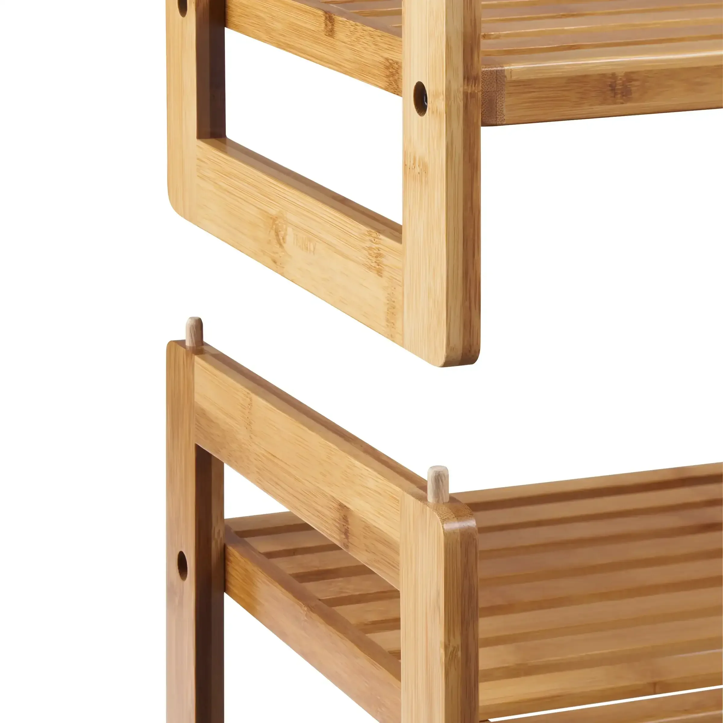 TRINITY Bamboo 2-tier Shoe Rack, 2-pack - Image 4